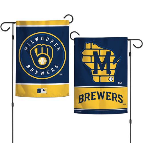 12" x 18" Garden Flag - Milwaukee Brewers