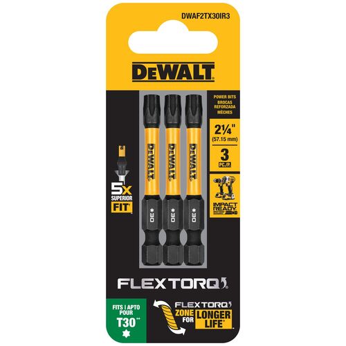 2-1/4" Torx FLEXTORQ Impact Driver Bits