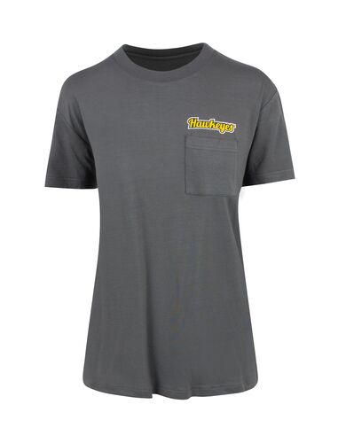 Women's Emory Iowa Hawkeyes Embroidered Short Sleeve T-Shirt