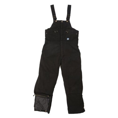 Men's Heavy Insulated Zip Up Duck Bib Overalls
