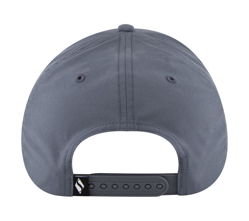 Skechweave Diamond Snapback Hat in Dark Grey
