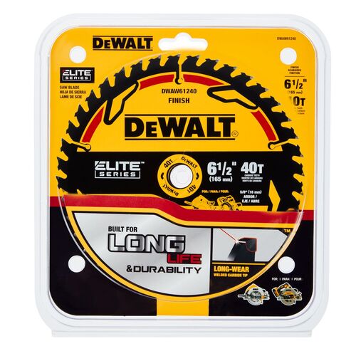 Elite Series Carbide Circular Saw Blade 6-1/2" 40T