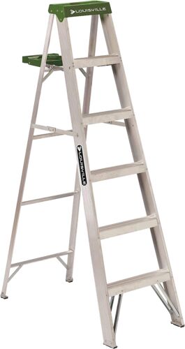 Aluminum Step Ladder - 6'