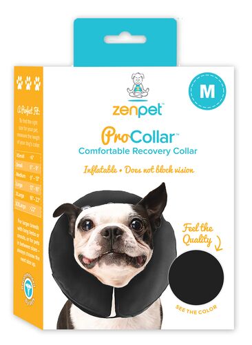Zen Collar Recovery Neck Collar for Dogs - Medium