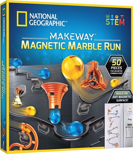 Glow-in-the-Dark Marble Run - 50-Pieces