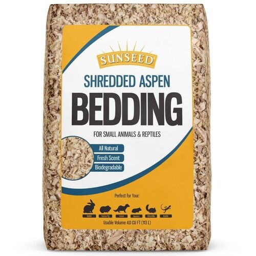 Shredded Aspen Bedding 2500 Cubic Inch Usuable