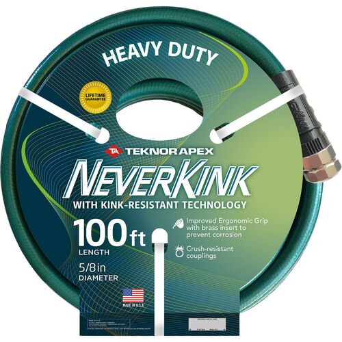 Neverkink Heavy Duty Hose - 5/8" x 100'