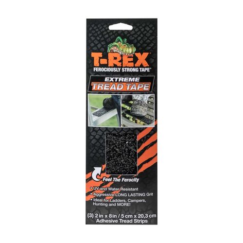 2 x 8" Black EXtreme Tread Tape, 3 Pack