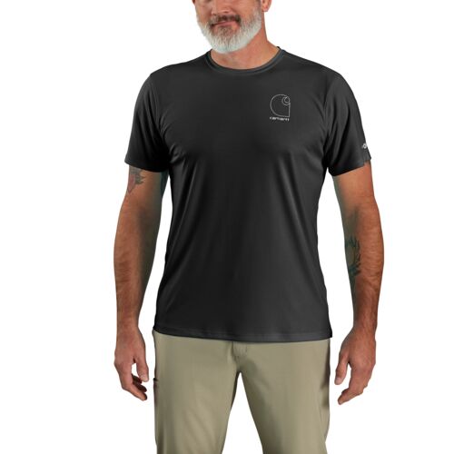 Men's Force Sun Defender Lightweight Short-Sleeve Logo Graphic T-Shirt