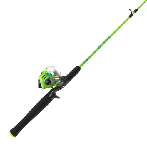Splash Spincast Combo Rod and Reel with 10 lb Line Green