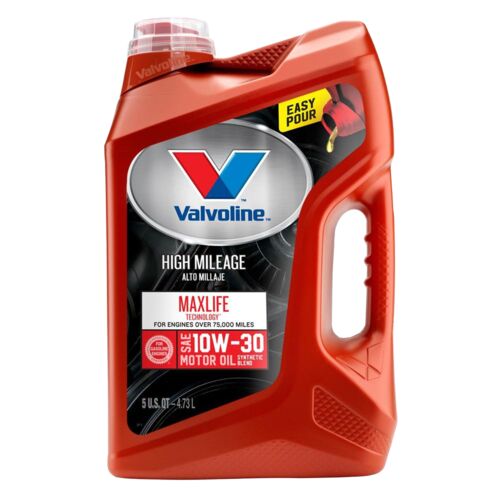 10W-30 High Mileage with MaxLife Technology Synthetic Blend Motor Oil - 5 Quart