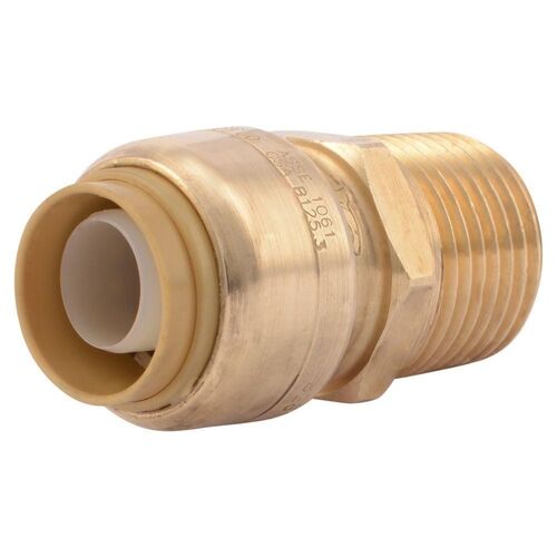 1/2" Push-to-Connect x MIP Brass Adapter Fitting