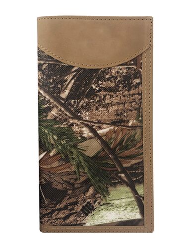 Men's Trifold Realtree Wallet in Brown