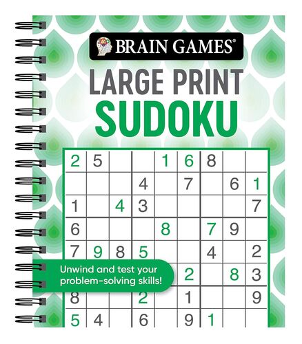 Large Print Sudoku Swirls