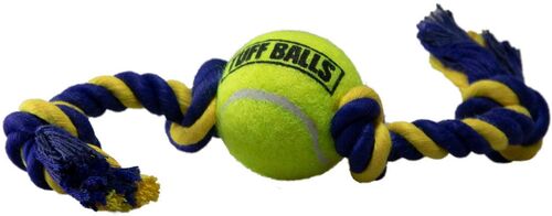 Mini Tuff Ball Tug 9 Rope with 1.5 Tuff Ball Dog Toy
