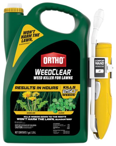 Weedclear Weed Killer for Lawns with Battery Powered Wand - 1 Gallon