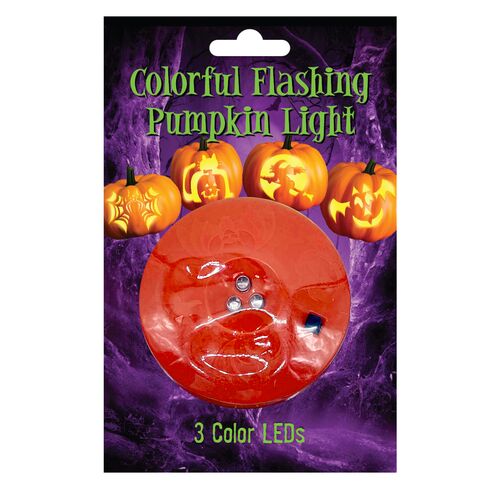 Colorful Flashing Pumpkin Light