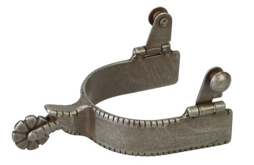 Mens Spur with Plain Buffed Brown Band