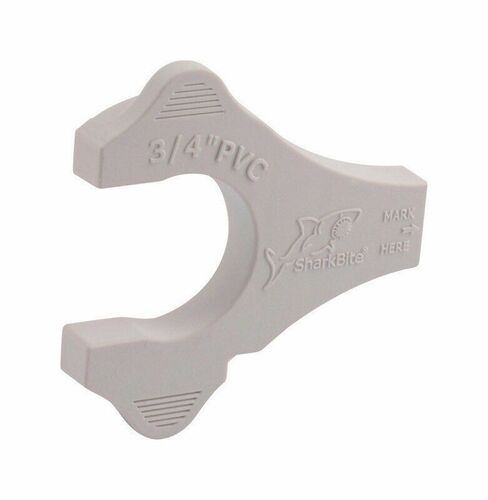 3/4" PVC White Gauge and Disconnect Clip