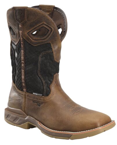 Men's 11" Pull On Square Toe With Vamp Boot