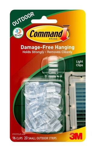 Command Outdoor Light Clips & Strips Kit