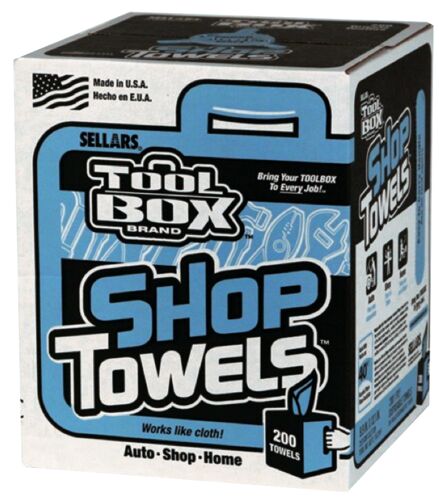 Toolbox Z400 Box of Center-Pull Shop Towels - 200 Coount
