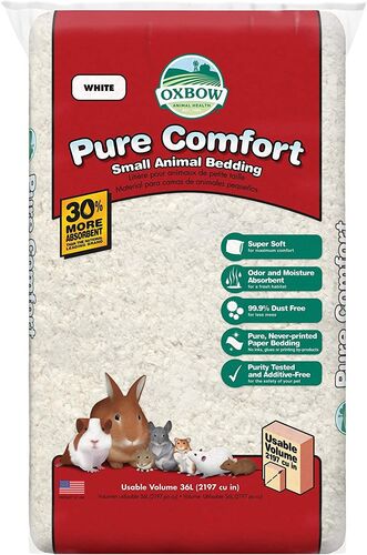 Pure Comfort White Paper Small Animal Bedding -  36 L