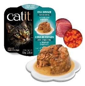 Tuna & Carrot Fish Dinner Wet Cat Food - 2.8 oz