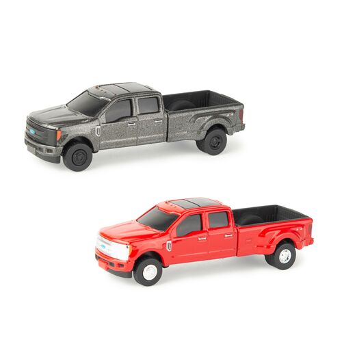 1/64 Silver Ford F-350 Pickup Truck, ERTL Collect N Play