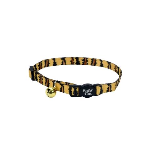 Cat Patterned Safety Collar in Tiger