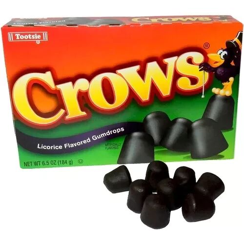 Crows Licorice Flavored Gumdrops 6.5 Oz