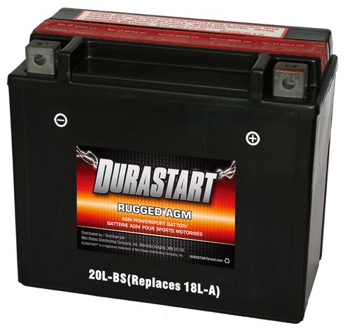 Supercrank Select AGM Powersport Battery - 20L-BS