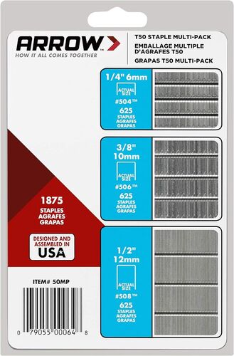 Multipack Heavy Duty Staples for T50 - 1875-Pack