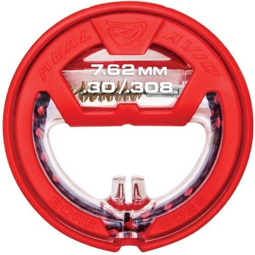 7.62mm/.30/.308 Caliber Single Pass Pull Through Bore Cleaner 32" Cable 8.5" Mop with Storage Handle