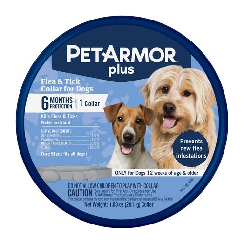 Plus 6 Months Protection Flea & Tick Collar for Dogs