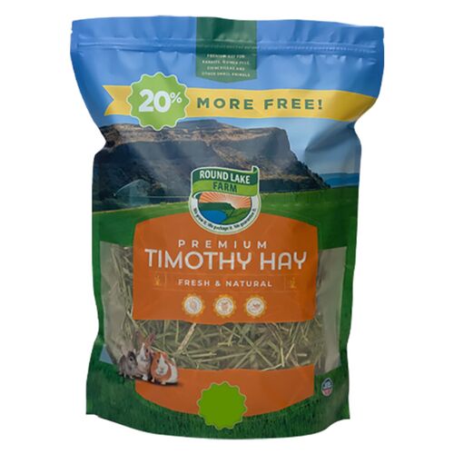 Premium Timothy Hay for Small Animals - 48 oz