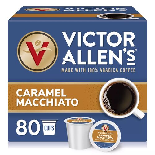 Caramel Macchiato Coffee Single Serve K-Cups - 80 Count