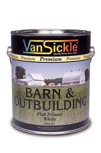 Barn & Outbuilding Primer in Flat White - 1 Gallon
