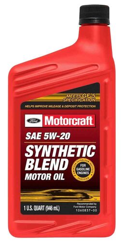 Motorcraft 5W-20 Synthetic Blend Motor Oil - 5 Quart
