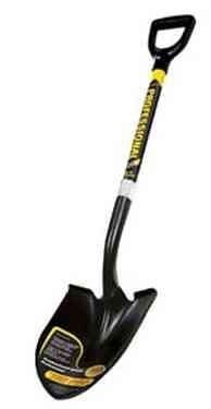 Tru Pro Round Point Fiberglass D-Handle Shovel
