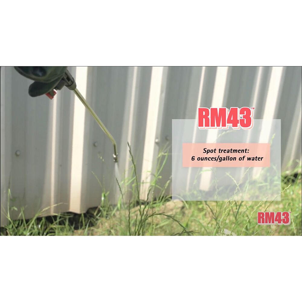 thumbnail interactive-video image 1 of Ragan & Massey RM43 Total Vegetation Control - 32 Oz Concentrate Herbicide 1 of 10