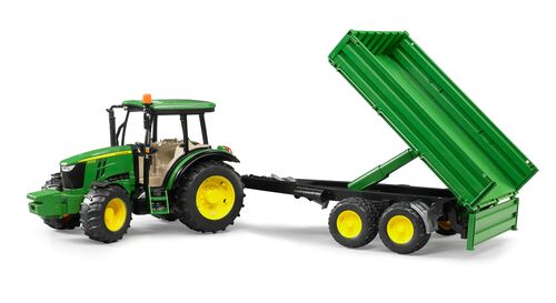 John Deere 5115M w/ Tipping Trailer