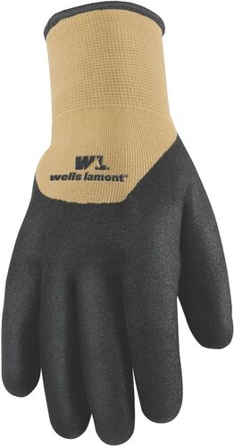 Men's Latex Winter Grip Gloves with Waterproof Coating