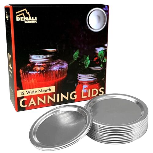 Wide Mouth Canning Lids - 12 Pack