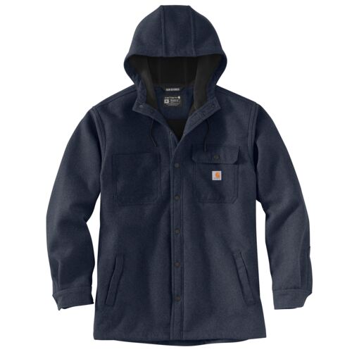 Men's Rain Defender Relaxed Fit Heavyweight Hooded Shirt Jac