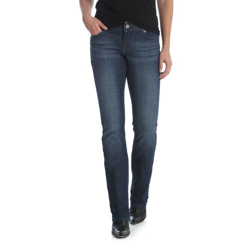 Women's Straight Leg Mid-Rise Jean