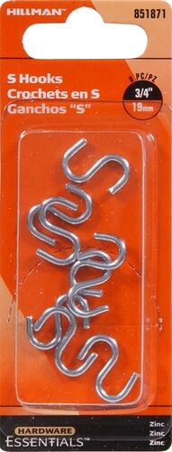 Hardware Essentials Zinc S-Hook