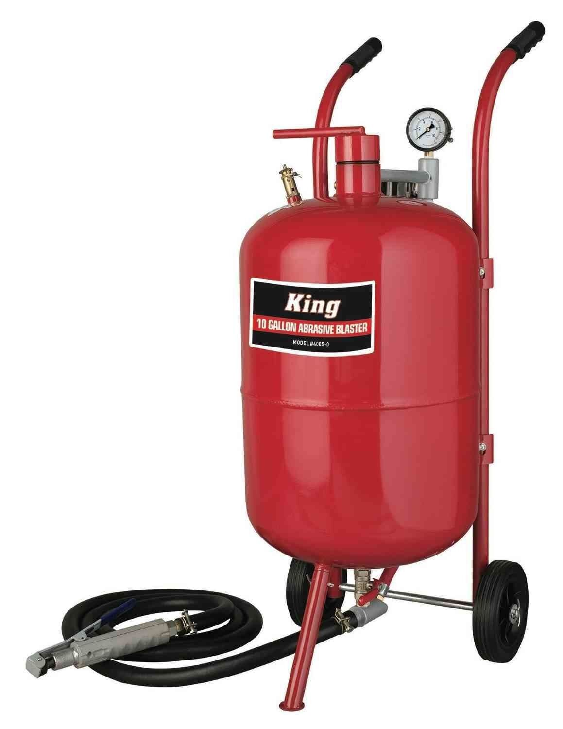 King Tool & Equipment Sandblaster 10 Gallon