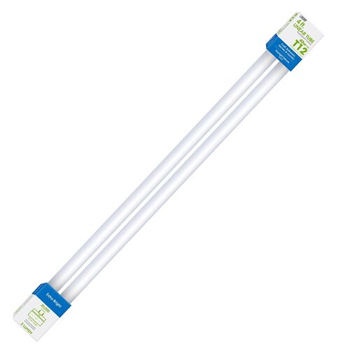 4' 40W Daylight Deluxe G13 Base (T12 Replacement) Fluorescent Linear Light Tube - 2-Pack