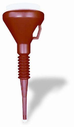 1 1/2-Quart Red Double Capped Funnel